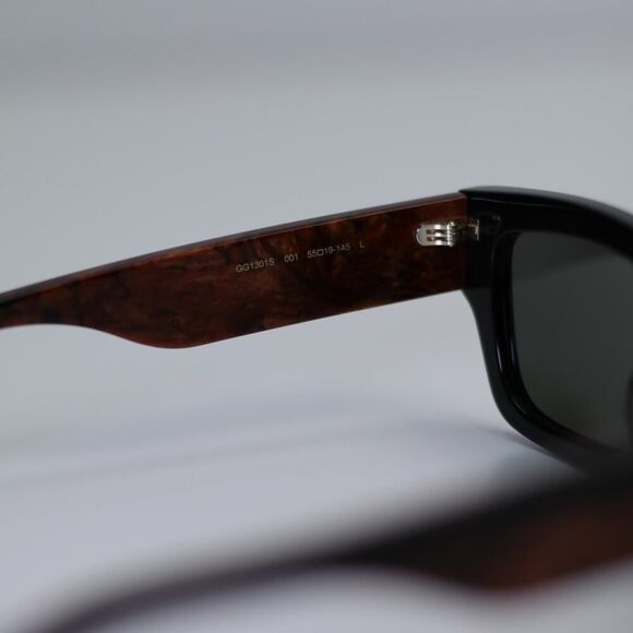 NEW Gucci Sunglasses GG1301S 001 Black Grey Unisex Authentic main image 7